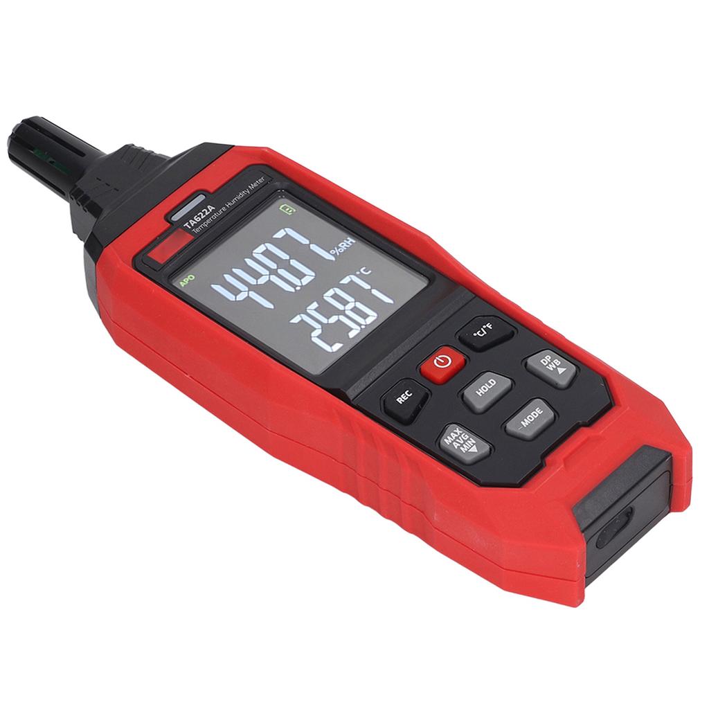 Digitales Feuchte-Temperatur-Messgerät Hygrometer LCD-Anzeige Luft Taupunkt Feuchtkugeltemperatur Tester