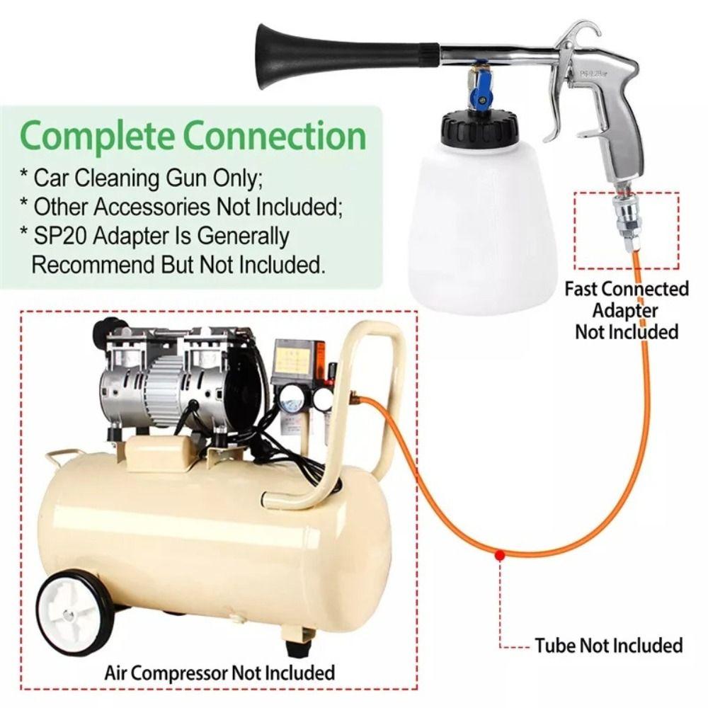 PP Plastic Interior Cleaning Machine Bronze Deep Cleaning Tool Protable Tornador Washer  Car Wash