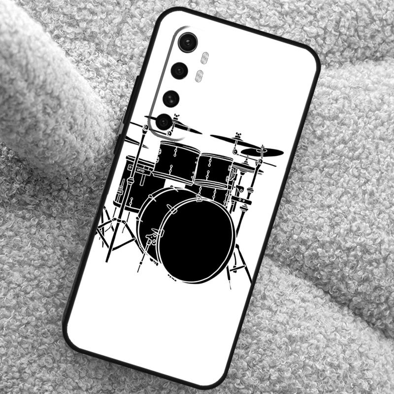 Musical Instrument Drum Case For Xiaomi 15 Ultra 14 13T 14T 15T 17 Pro Max  Cover For POCO X7 Pro X5 X6 F5 F6 F7 F8