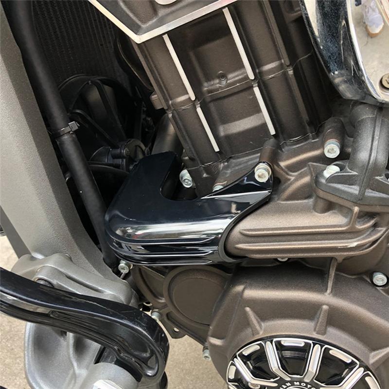 Оригинальная Для Indian Scout 2015- Защита Трубки Охлаждающей Жидкости Мотоцикла Крышка-Обшивка Шланга Охлаждения Двигателя Черная