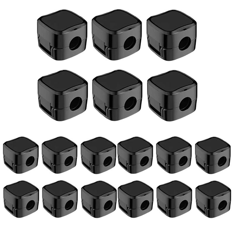 6//12/18pcs Magnetic Cable Organizers No-Drill Adhesive Cord Holders for Desk Car Sleek Charging Cable Management Clips