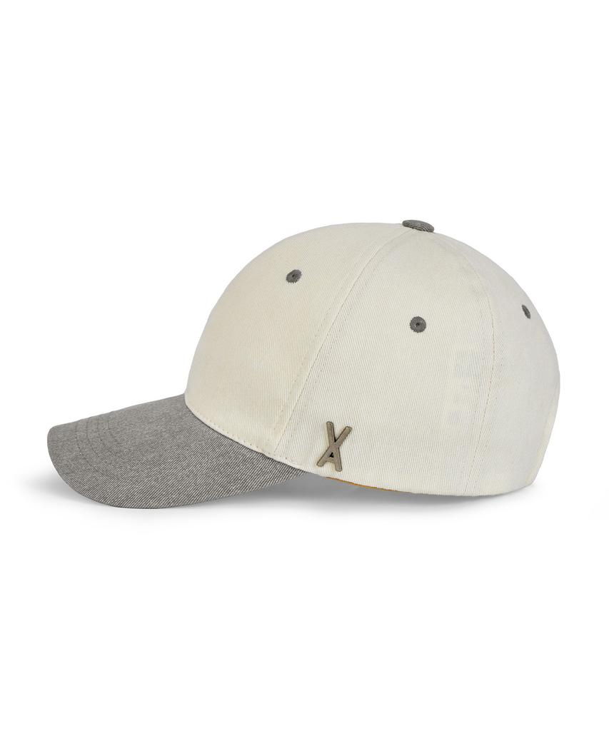 Bajal Va Studded Two-Tone Ball Cap Gray