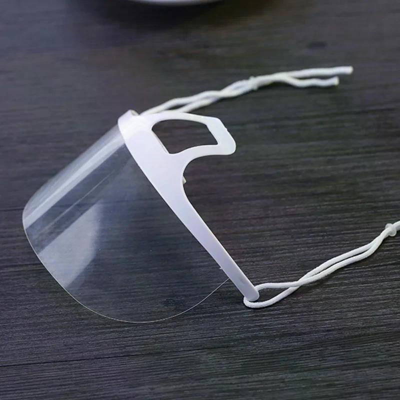1Pcs Reused Transparent Anti-fog Anti-saliva Mouth Shield Plastic Mouth Cover