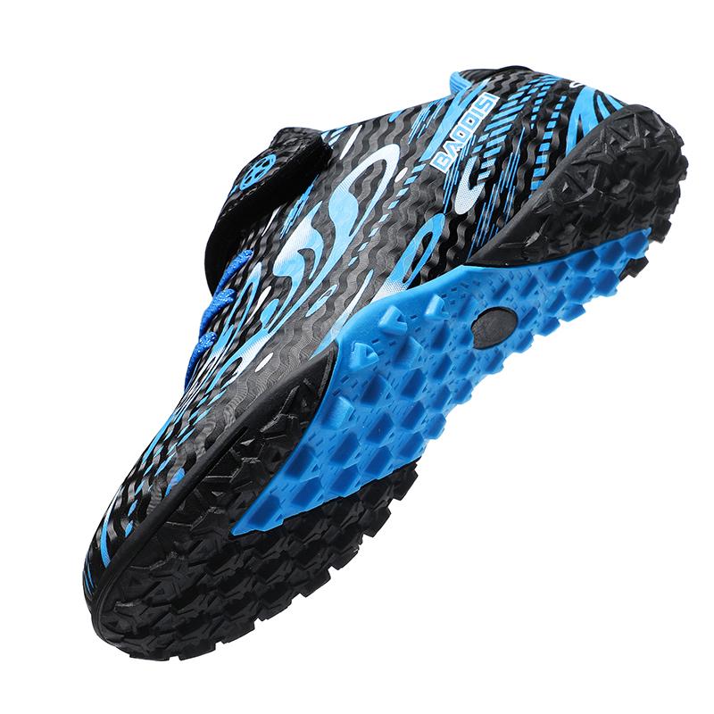 Kids Football Shoes Shock Absorption Anti-skid /Wear-resistant Long Spike Outdoor Sports Training Football Shoes for Boys