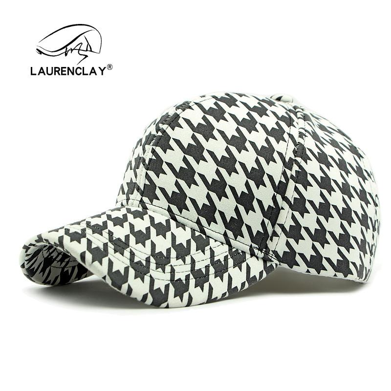 Classic Fashion Thousand Bird Grid Hard Top Baseball Cap Children Spring New Outdoor Sun Hat Men's Cap