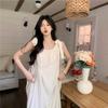 French Pure Desire Wind Straps Premium White Suspender Dress Women's Summer Mori Seaside Beach Vacation Wind Skirt