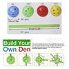 Building Castles Construction Forts Toys Tunnels Tents Tent Brick Kit  Children Gifts