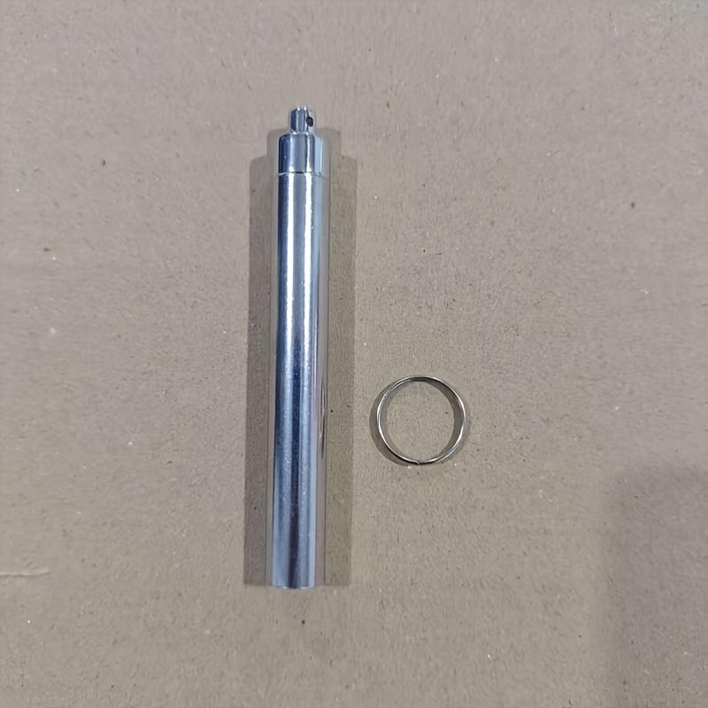 

Набор из 6 инструментов для чистки ушей из нержавеющей стали, спиральные и цилиндрические тампоны, портативный набор для удаления ушной серы с брелоком, без запаха, ручное управление