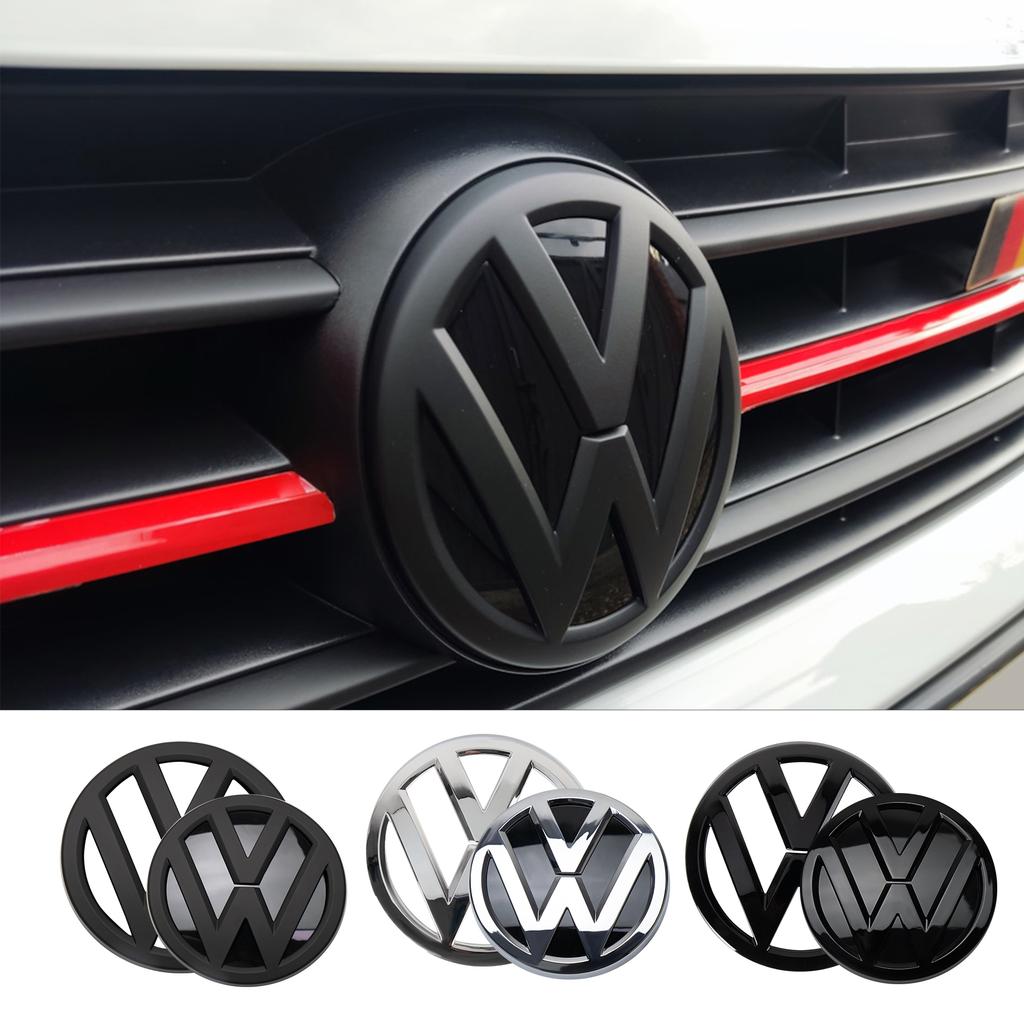 New 1/2Pcs Car Front Bonnet Grill Rear Trunk Emblem Logo Cover Replacement Badge For Volkswagen VW Golf 7 MK 7 2014 2015 20