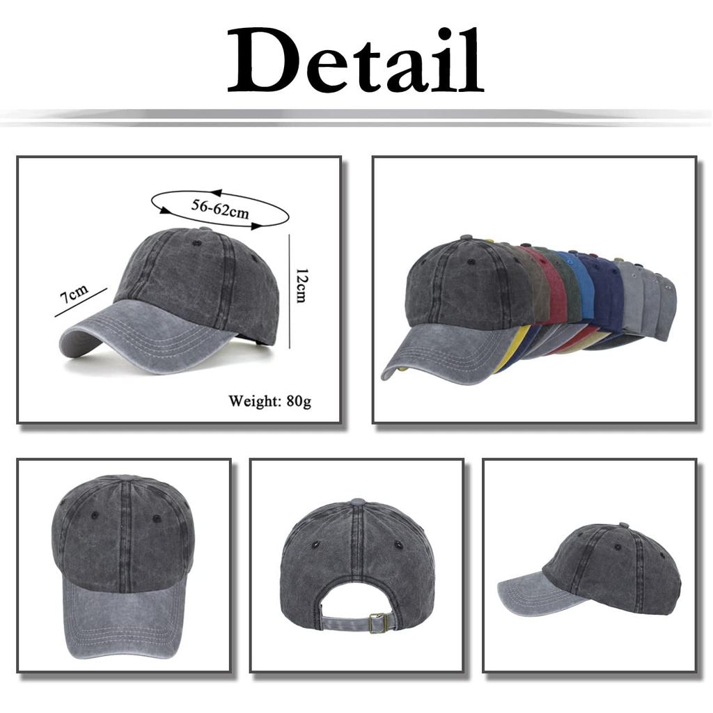 CA676 [White Fang] Cap, Plain, Hat, Sports, Running, Outdoor, Women, Men, (Gray Khaki)