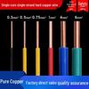 Home Decor Copper Wire: Single-Core, Various Gauges (0.5-2.5mm²).