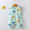 Zomer Romper Baby Koreaanse Stijl - Mouwloos Cartoon Katoenen Bodysuit