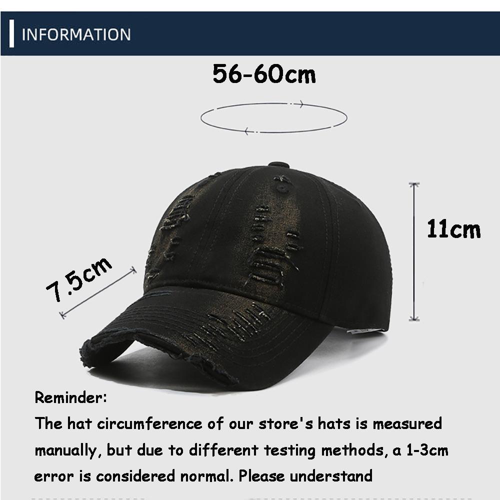 1pcs  Retro Baseball Cap, Vintage Denim Washed Duck Tongue Hat, Outdoor Casual Cotton Sports Cap