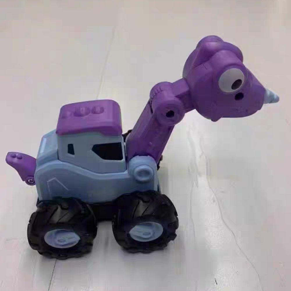 Press Children Pull Back Toy Car Puzzle Kids Excavator Car Toy  Boys Toy