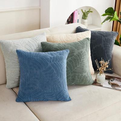 Light Luxury Corduroy Pillowcase Sofa Cushion Back Cushion Office Waist Lumbar Pillow Back Pillowcase