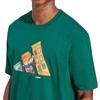 Adidas T Shirts Men's Green Crew Neck Moderate JM6500