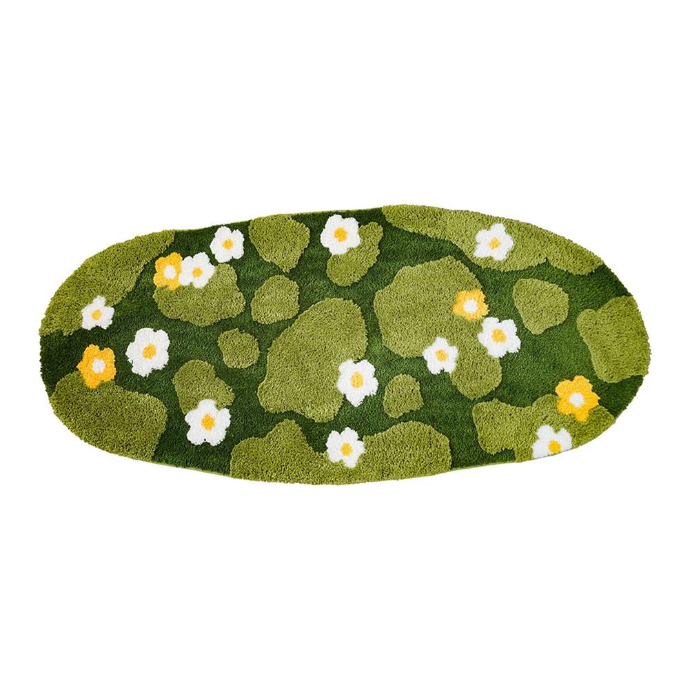 Ultra Thick 3D -Green Moss Bath Mat: Soft, Absorbent & Non-Slip Decor Non Slip Bathroom Mat Bath Mats Absorbent Doormat глубокий