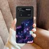 Schwarze Katze Sternennacht Hülle Handyhülle Case für Xiaomi Poco F8 F1 M5 C75 M3 M4 M7 Pro C50 X3 X4 X5 X7 Pro F3 C61 C71