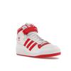 Adidas Sneaker Unisex Forum Mid Bianco Rosso Vivace Bianco Nuvola GY5819