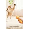 Electric Flying Saucer Cats Chasing Teasing Toy for Indoor Cats Hunting with LED Light BoInteracredom Pet Engagement Toy
