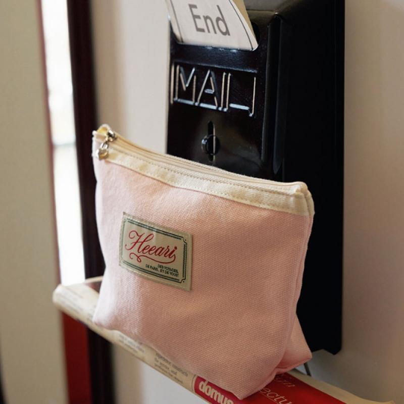 Bolsa de algodão Heeari Voyage rosa