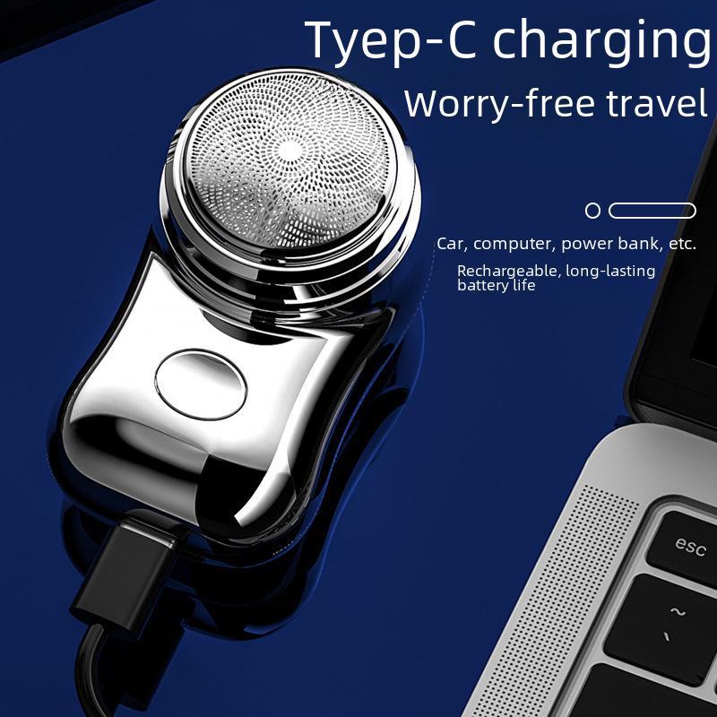 Feihong FH060 Wiederaufladbarer Tragbarer Mini-Bartrasierer mit USB.