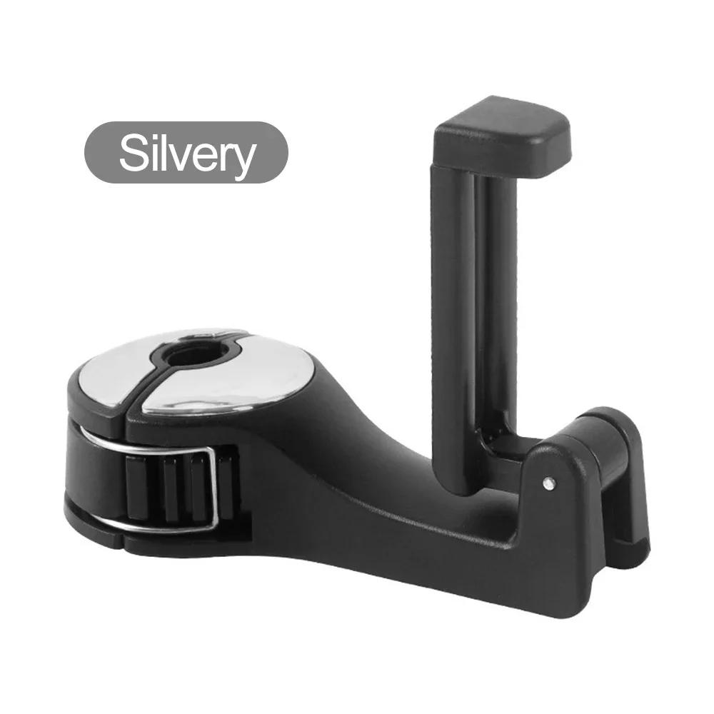 Universal Car Bracket Hook Multi-Function Hanging Storage Mobile Phone Holder Rear Seat Hanger Hook for Bag Purse Cloth Grocery