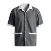 Men's Summer Casual Short Sleeve Shirt Multi Pocket Button Down Shirt Lightweight Breathable Fabric Relaxed Fit