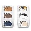 500PCS Kawaii Cartoon Cat Tuo Tuo Roll Stickers Skateboard Laptop Luggage Skateboard Phone Gift Waterproof Phone Cute Sticker