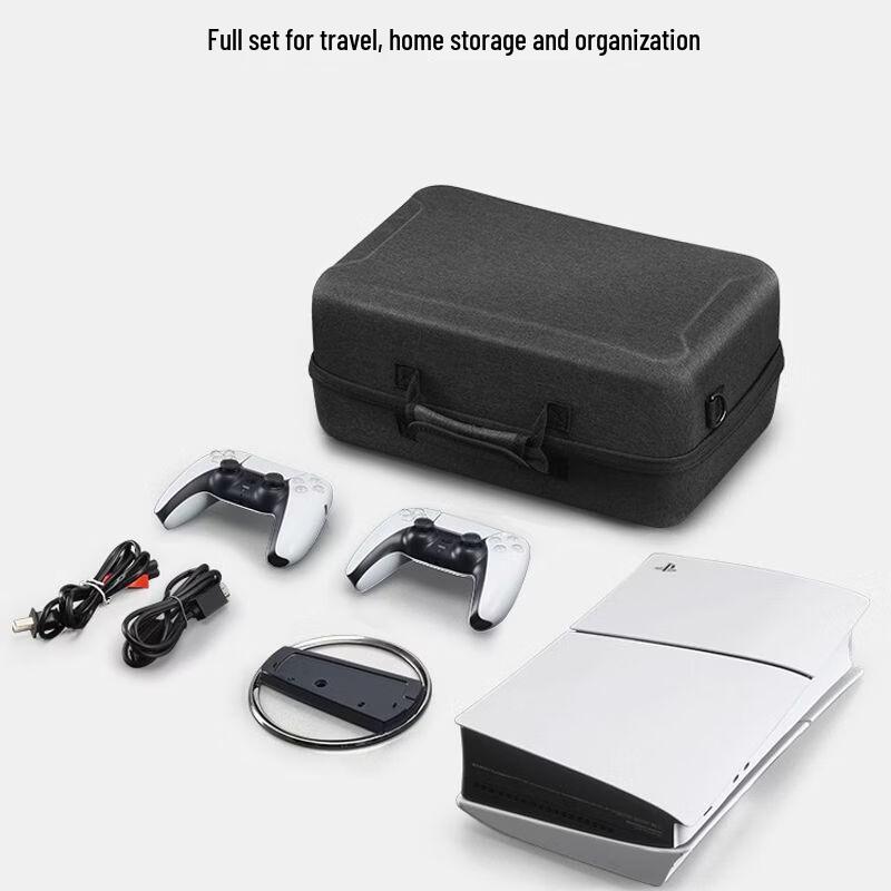 XFJI PS5 Slim Console Portable Storage Case
