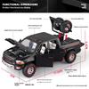 1:32 RAM Pickup Truck Alloy Model with Sound Light & Spring Back Action Kids' Toy for Adventurous Play