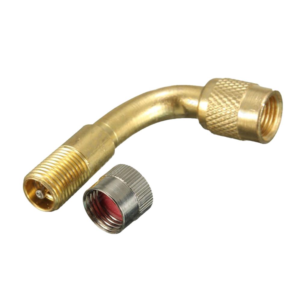 Auto-Reifenventil, abnehmbarer Ersatz, staubdichte Kappe, Rostschutz, korrosionsbeständig, auslaufsicher, Verlängerungsadapter 135 Grad