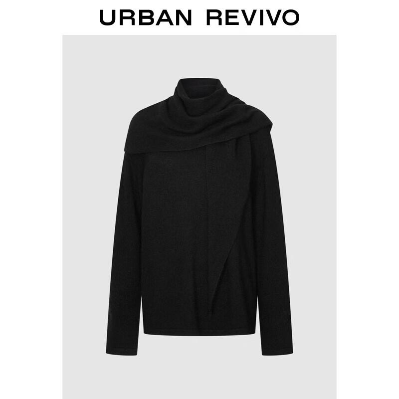 UR Women s Loose Fit Round Neck Knit Sweater S