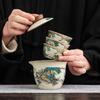 Ru kiln travel tea set, high-end business gifts, gifts for leaders, banks, insurance customers, and company annual meeting