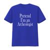 Archeologist Costume T Shirt for the Last Minute Party vintage Washed fashion homme designer clothes Slightly Stretched Soft