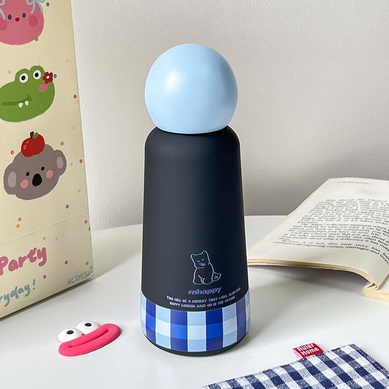 

Cartoon Insulated Water Bottle 350ML 316 Stainless Steel Double Wall Thermal Flask Portable Coffee Cup for Hot & Cold Beverages 301-400ml