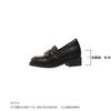 Camellia handmade soft-soled women's new autumn and winter thick-heeled single shoes retro small leather shoes