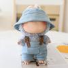 Doll Clothes Set for 15/17cm La Bubu Overalls Glasses Hats And Shoes Set Stylish Dolls Wardrobe Accessories