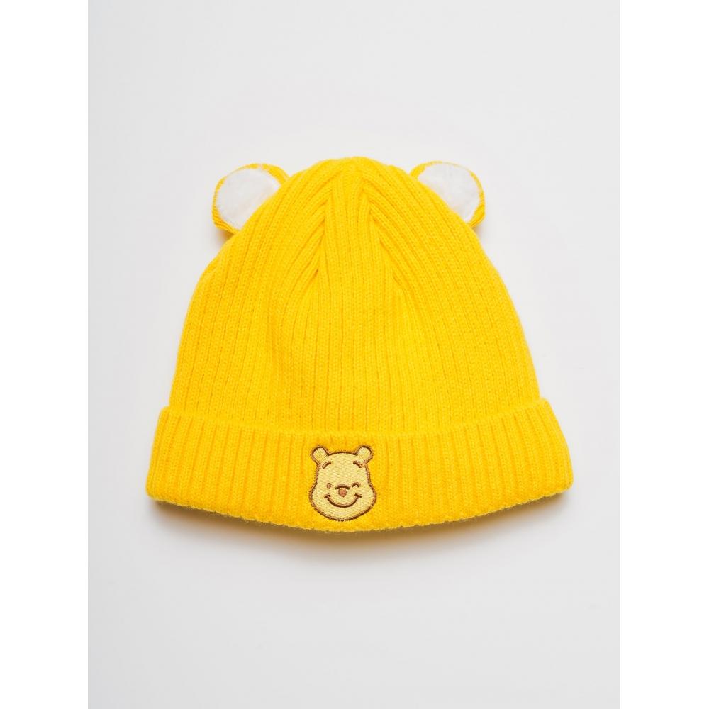 Daiso Disney Winnie The Pooh Ear Shaped Kids Beanie