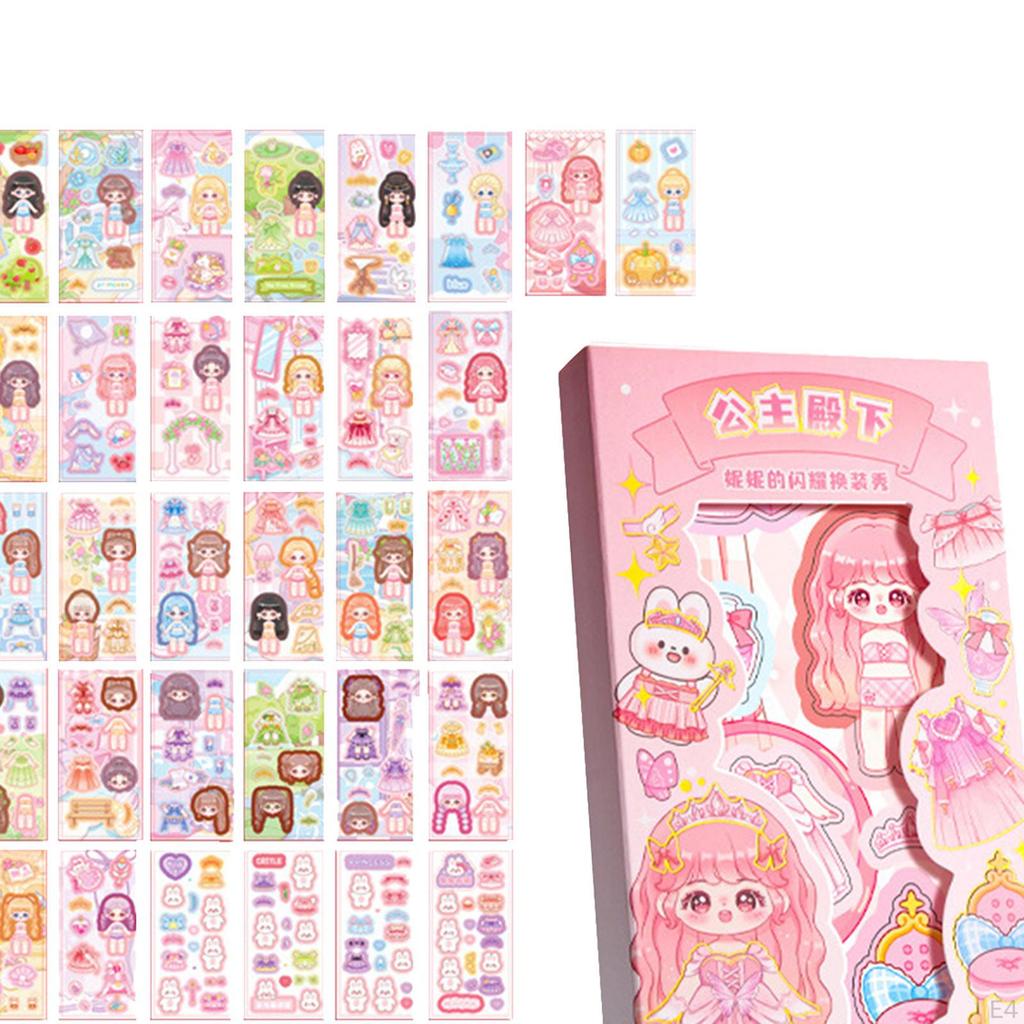 50 Count Stickers for Kids, Face Stickers, DIY Puzzle Gifts Celebrations