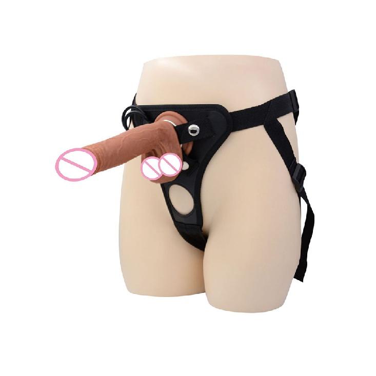 Wearable Strapon Penis Strap on Dildos Pants Realistic Dildo Panties Harness Belt Strap Anal Plug Sex Toys for Woman Lesbian