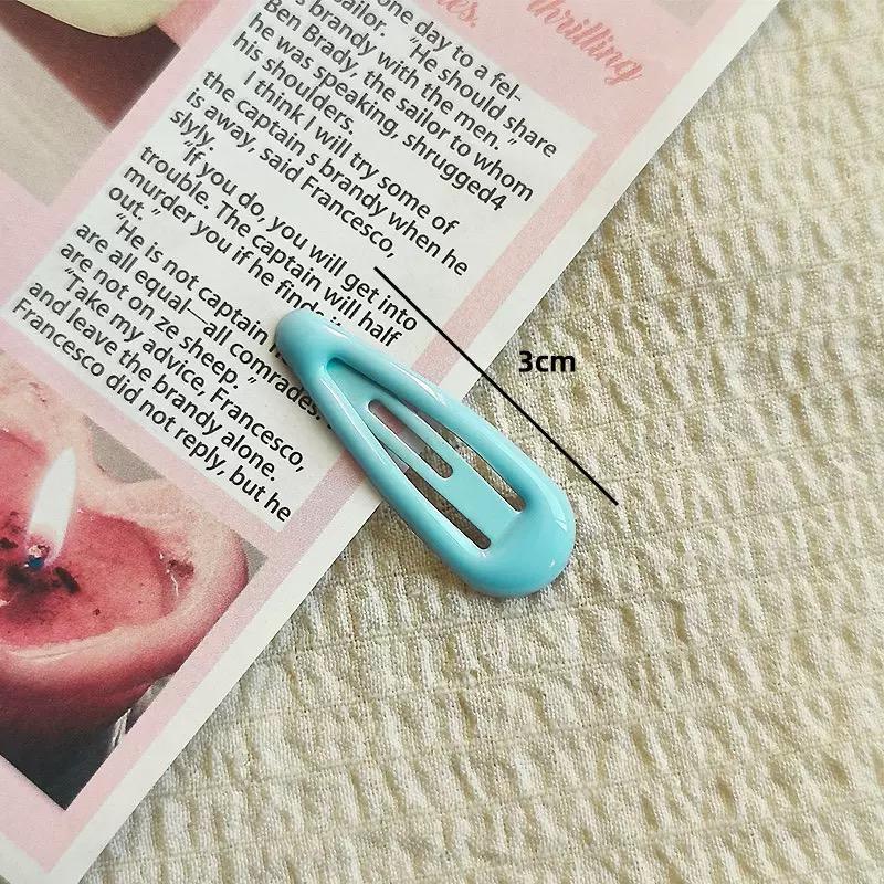 Solid 3cm Baby Bb Clip Shiny and Fashionable Cute Small Hair Clip Side Hair Breaking Bang Clip