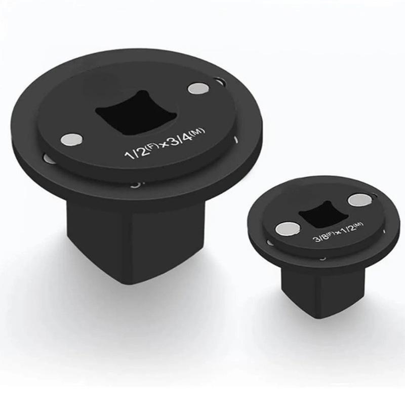 4PCS Socket Adapter Set Low Profile for 134 Inch Drive Sizes Non Slip Grip Magnetic Holder for Secure Socket Fit