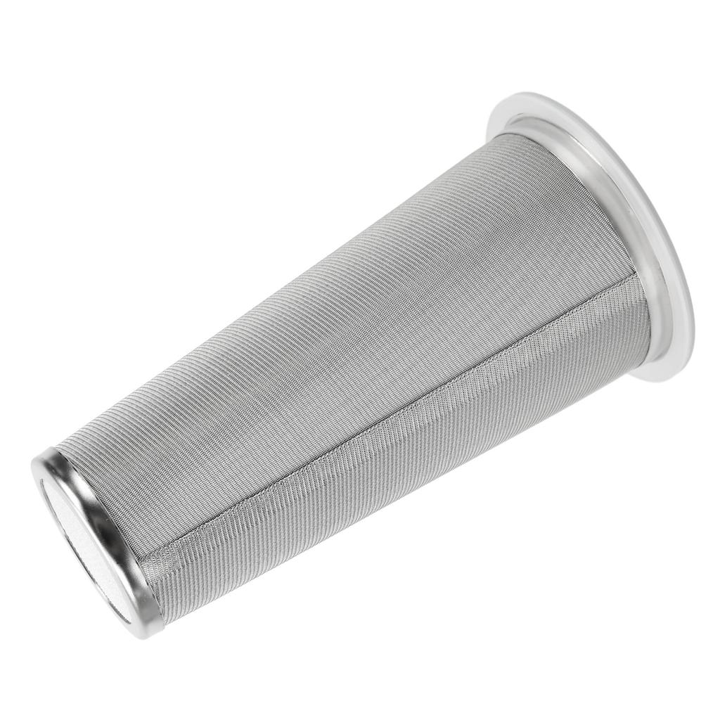 304 Stainless Steel Cold Brew Coffee Filter Cone Mesh with White Rubber Circle Coffee Brew Infuser