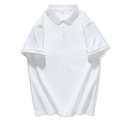 New Summer Polo Shirt Lapel Short Sleeve Loose Button Solid Color Top Short Sleeve
