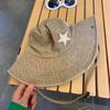 Vintage Women Fisherman Hat Star Print Western Cowboy Cap  Travel Outdoor Girl Wide Brim Bucket Hat