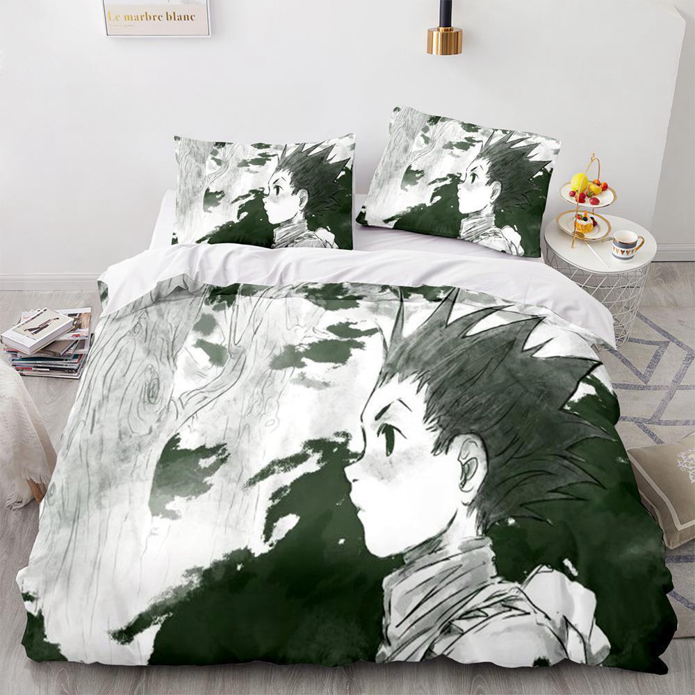 Hunter × Hunter Bedding Set Single Twin Full Queen King Size Bed Set Adult Kid Bedroom Duvet cover Sets 3D Print Anime Bed Sheet