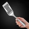 Small Stainless Steel Spatula, Grill Turner Spatula, Grill Turner, Stainless Steel Small Frying Shovel, Mental Cooking Shovel