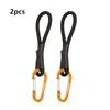 2pcs with Carabiner Elastic Wind Rope Cord Hook Multicolors Outdoor Tool  For DIY Accessories