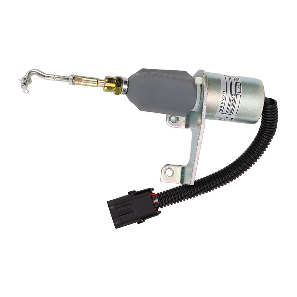 Engine Shut Down Solenoid Valve 3974947 DC24V Plug and Play Replacement for Deutz